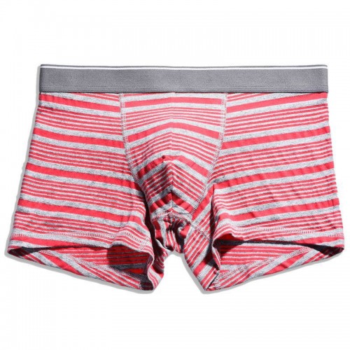 Hotsale Mens Sexy Stripes Boxer Briefs Cotton/Modal Plus Size Underpants